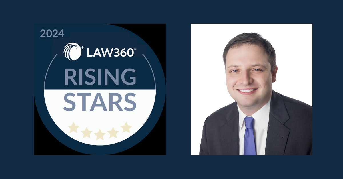 Andrew Kaufman Law360 Rising Star