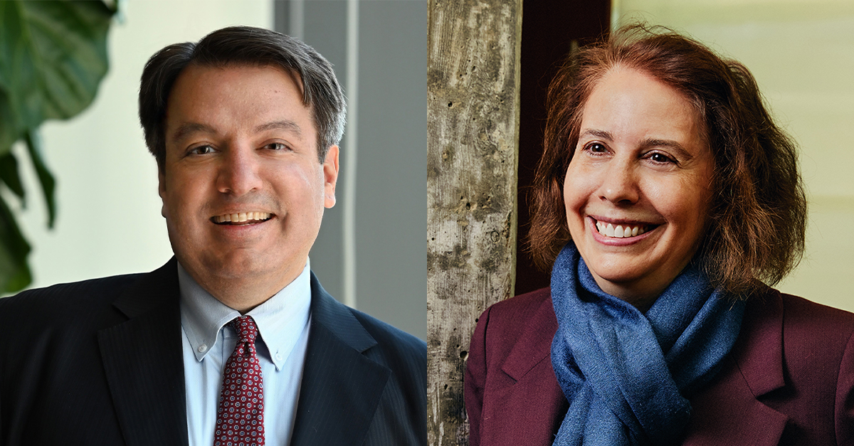 Mark Chalos and Rachel Geman