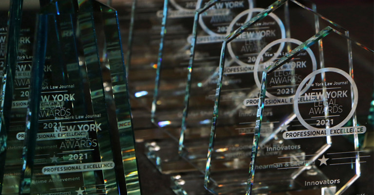 new york legal awards nylj